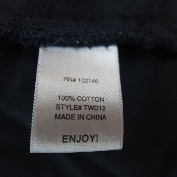 Michael Stars Womens Soft Black Denim Jacket Medium - Picture 9 of 10